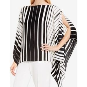 Vince Camuto Striped Poncho